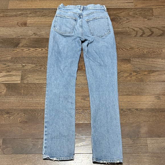 Agolde Light Blue Slim Leg Jeans - Picture 2 of 13